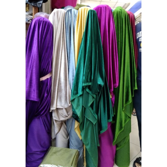 bahan/kain bludru Velvet premium