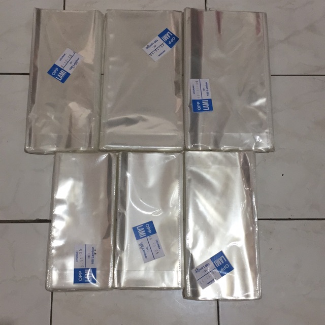 Plastik OPP LAMI Gaset/OPP Duduk ukuran 10x20 (04)