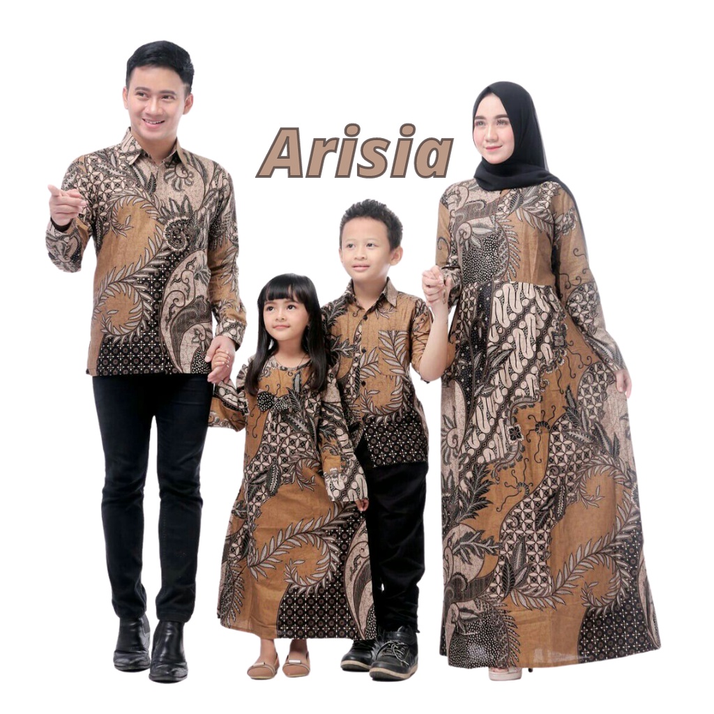 BISA PISAH Batik Couple Keluarga Sania ruffle ori ndoro jowi TERMURAH Motif SEKAR JAGAT - Baju Batik Couple Keluarga - Satu Set Batik Keluarga Terlengkap - Sarimbit Couple Keluarga Batik Keluarga