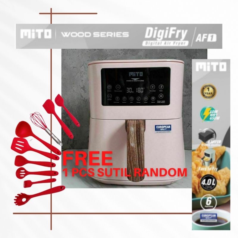 Mito Air Fryer Low Watt Alat Masak Memasak Pemasak Air Listrik Penggorengan Pengorengan Goreng Tanpa
