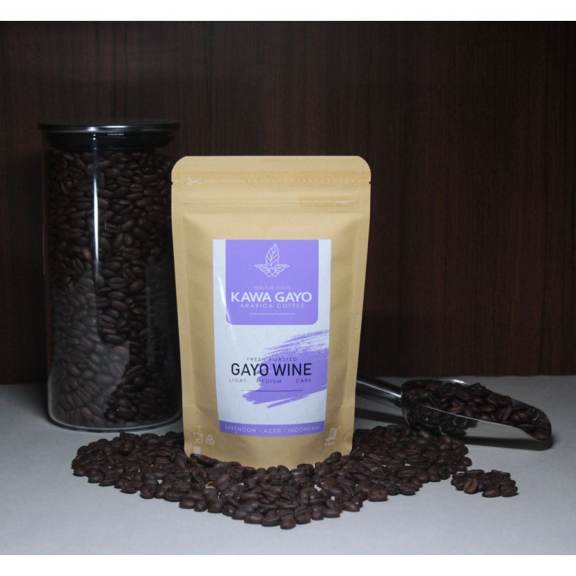 

Kopi Arabika Gayo Wine Proses 250 gram