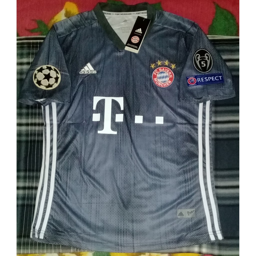 Jersey Bayern Munchen 3rd 2018/2019 Full Patch UCL