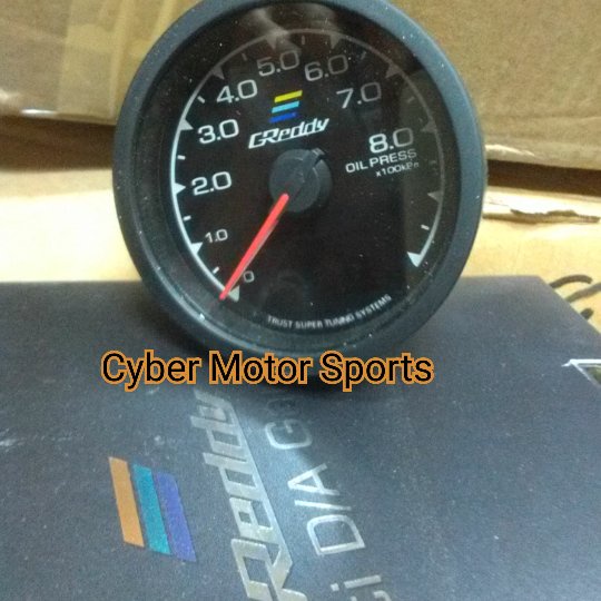 Greddy Oil Press Indicator gauge. oil press greddy 2inch. greddy