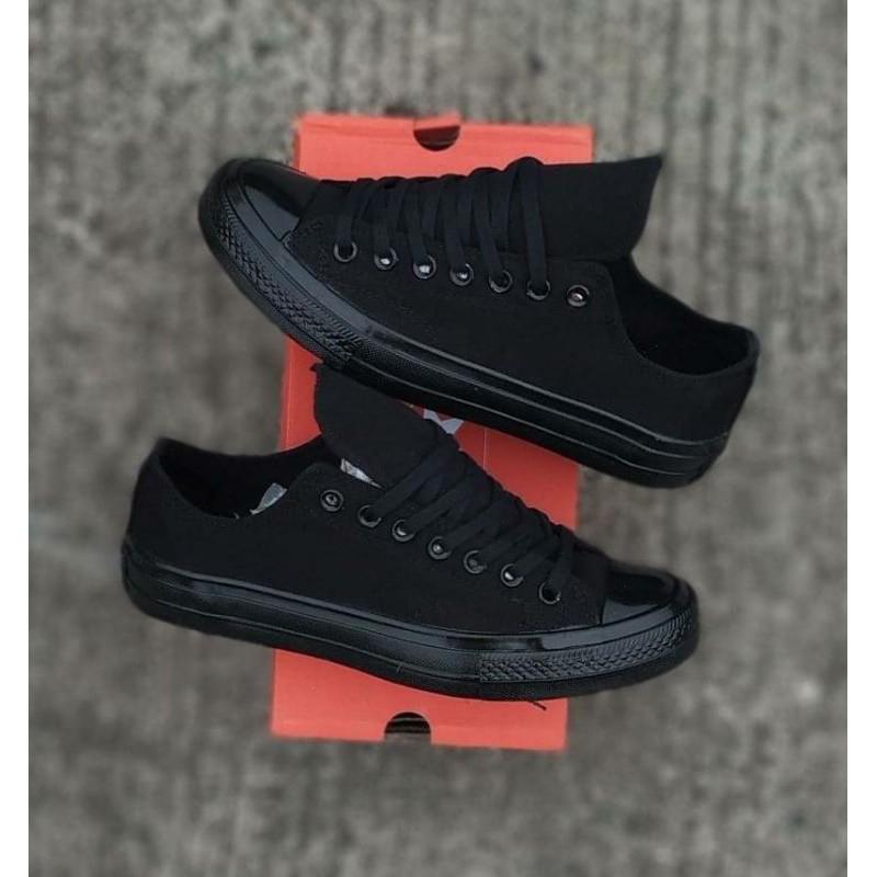 sepatu converse_70s Ox full triple black sneakers wanita terbaru not original premium quality