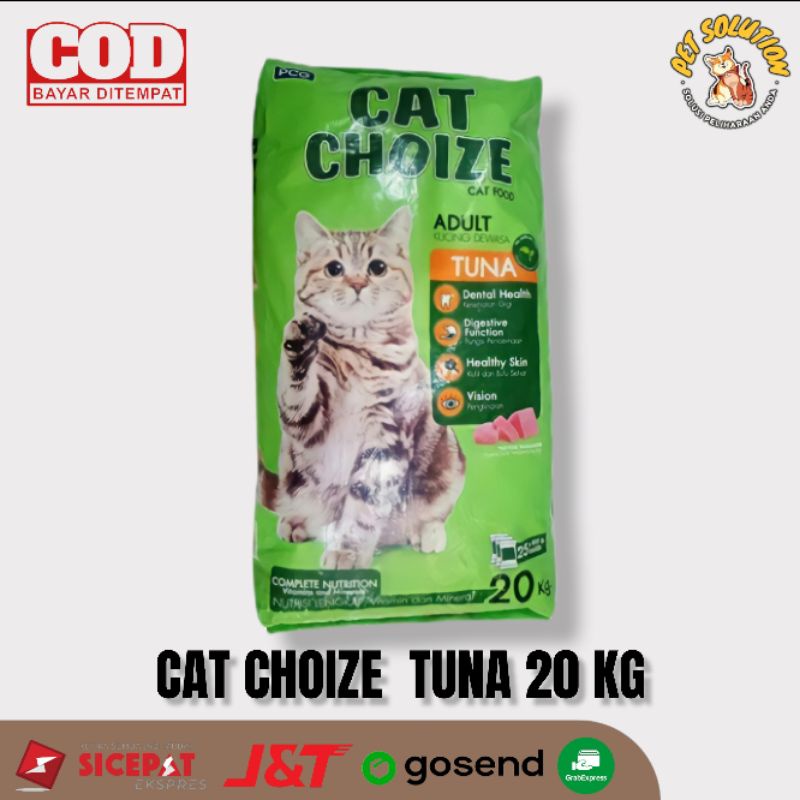 Cat Choize Tuna 20 Kg / Makanan Kucing 20 Kg (KHUSUS INSTANT AREA BANDUNG DAN SEKITARNYA)