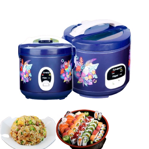 Magic Com Niko Oishi Batik/niko amazon 1.8liter/1,2 Liter Rice cooker niko magicom tutup kaca