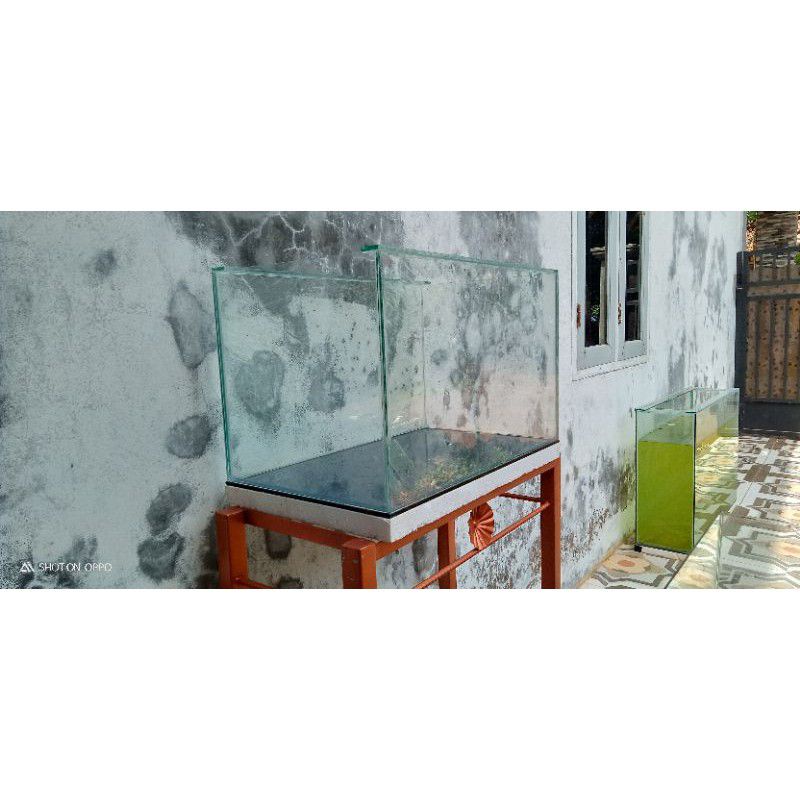 Aquarium ukuran 60 x 30 x 25 cm Tebal 5 mm/6 mm Tank Progres chana cupang