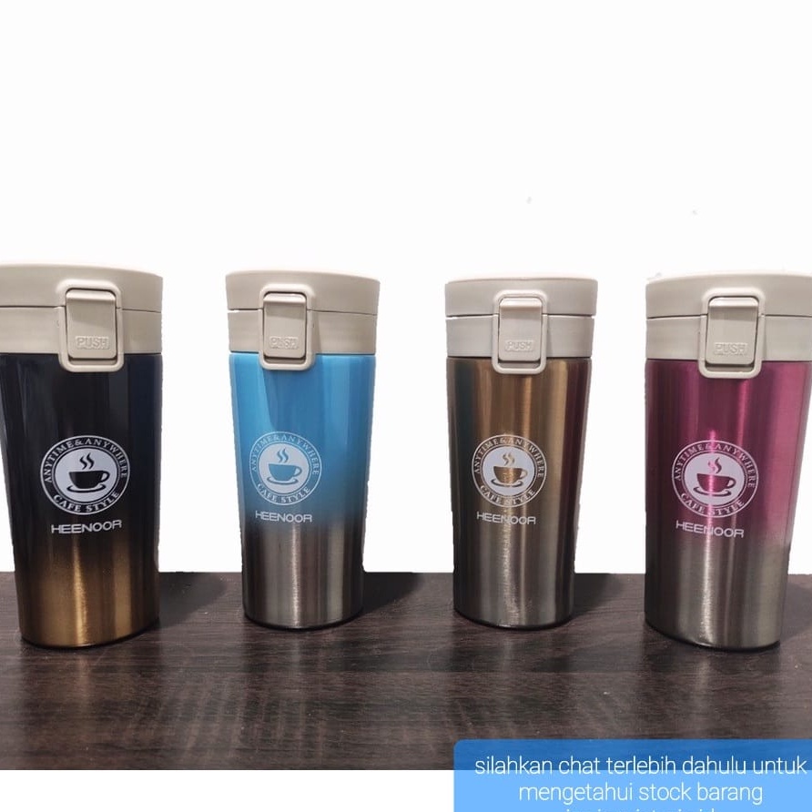 TERMOS KOPI GLOSI / TUMBLR AIR BOTOL MINUM TAHAN PANAS STAINLES TRAVEL