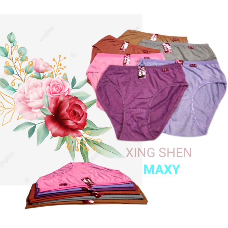 CELANA DALA WANITA XING SHEN POLOS MAXY HAN KATUN LEMBUT | CD WANITA POLOS