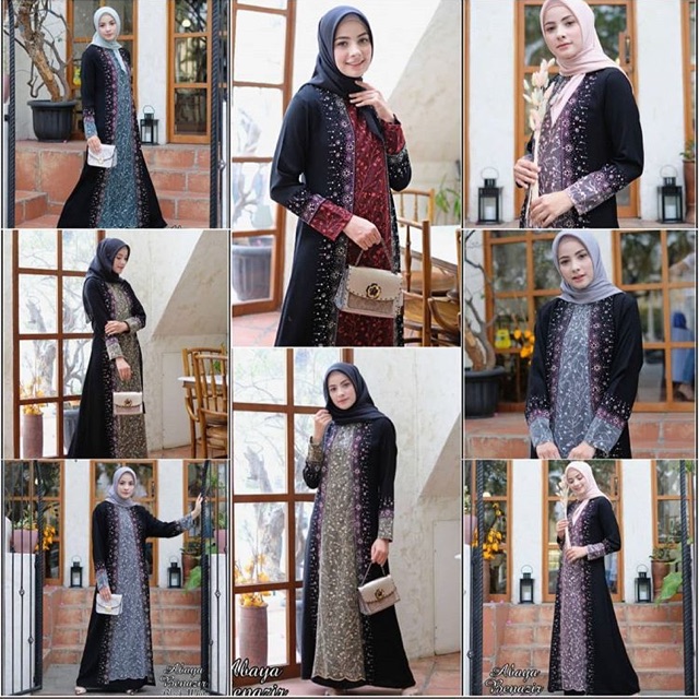 Abaya Benazir Jelita Muslimah by Jelgant