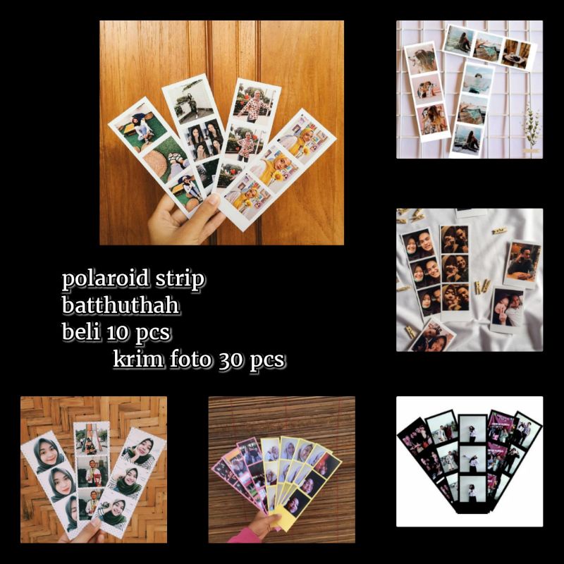POLAROID STRIP BTS COSTUM