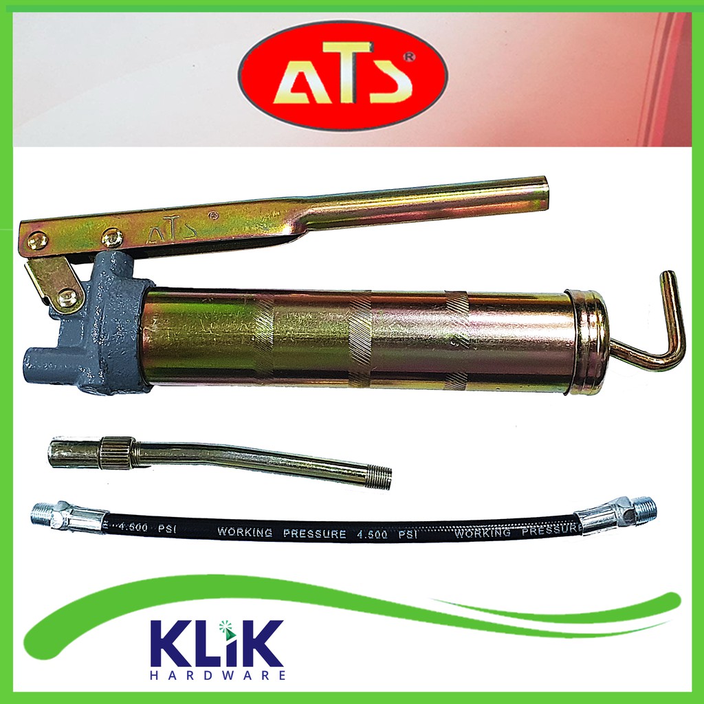 ATS Pompa Gemuk Stempet Tangan 100 cc - Hand Grease Gun 100cc