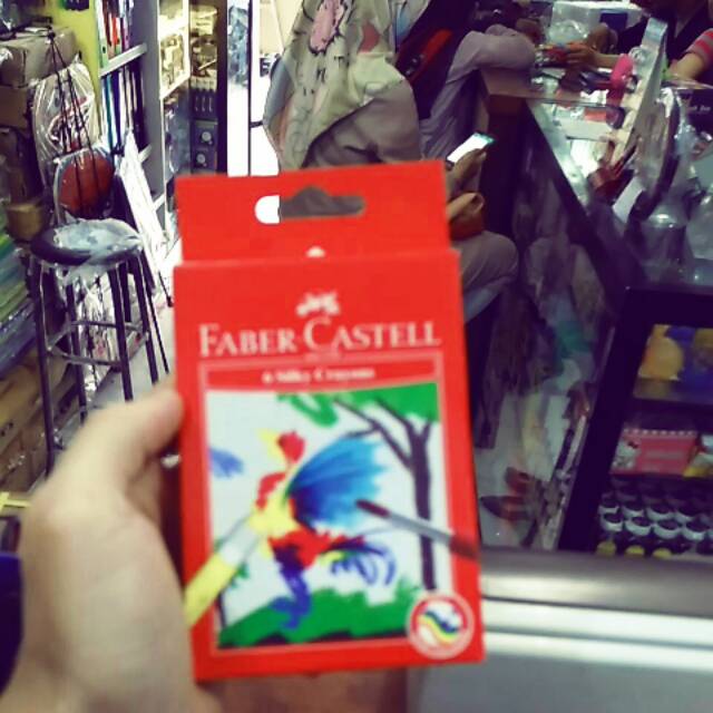 

Crayon silky faber 6 warna