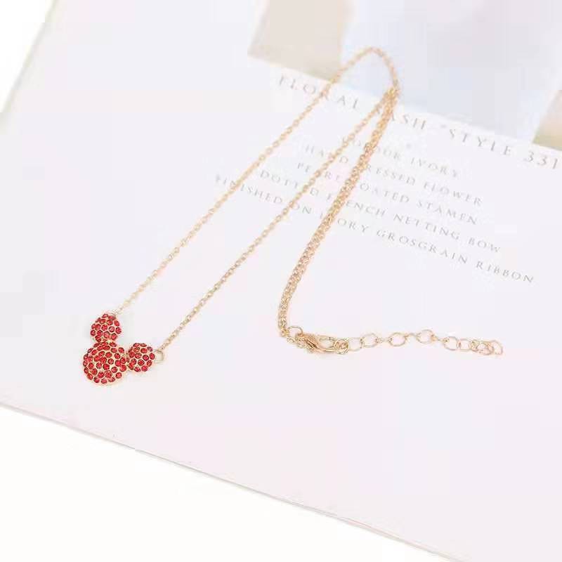 TJM VZ065 Kalung Liontin Mickey Mouse Perhiasan Murah High Quality