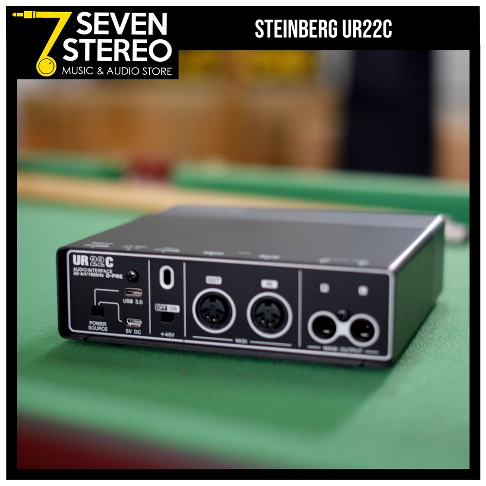 Steinberg UR22C USB Audio Interface - Soundcard Recording