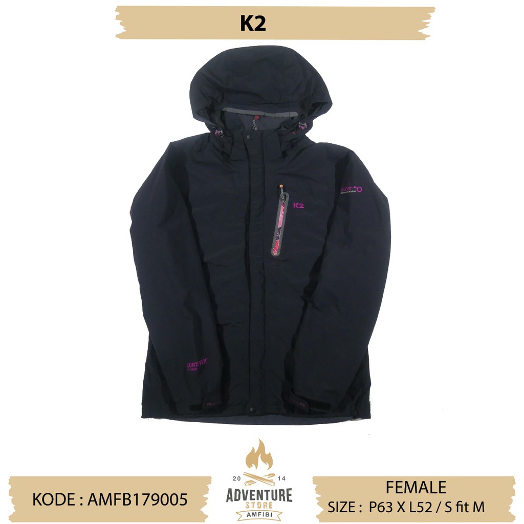 K2 GORETEX Jaket Gunung Outdoor Waterproof Windproof AMFB179005
