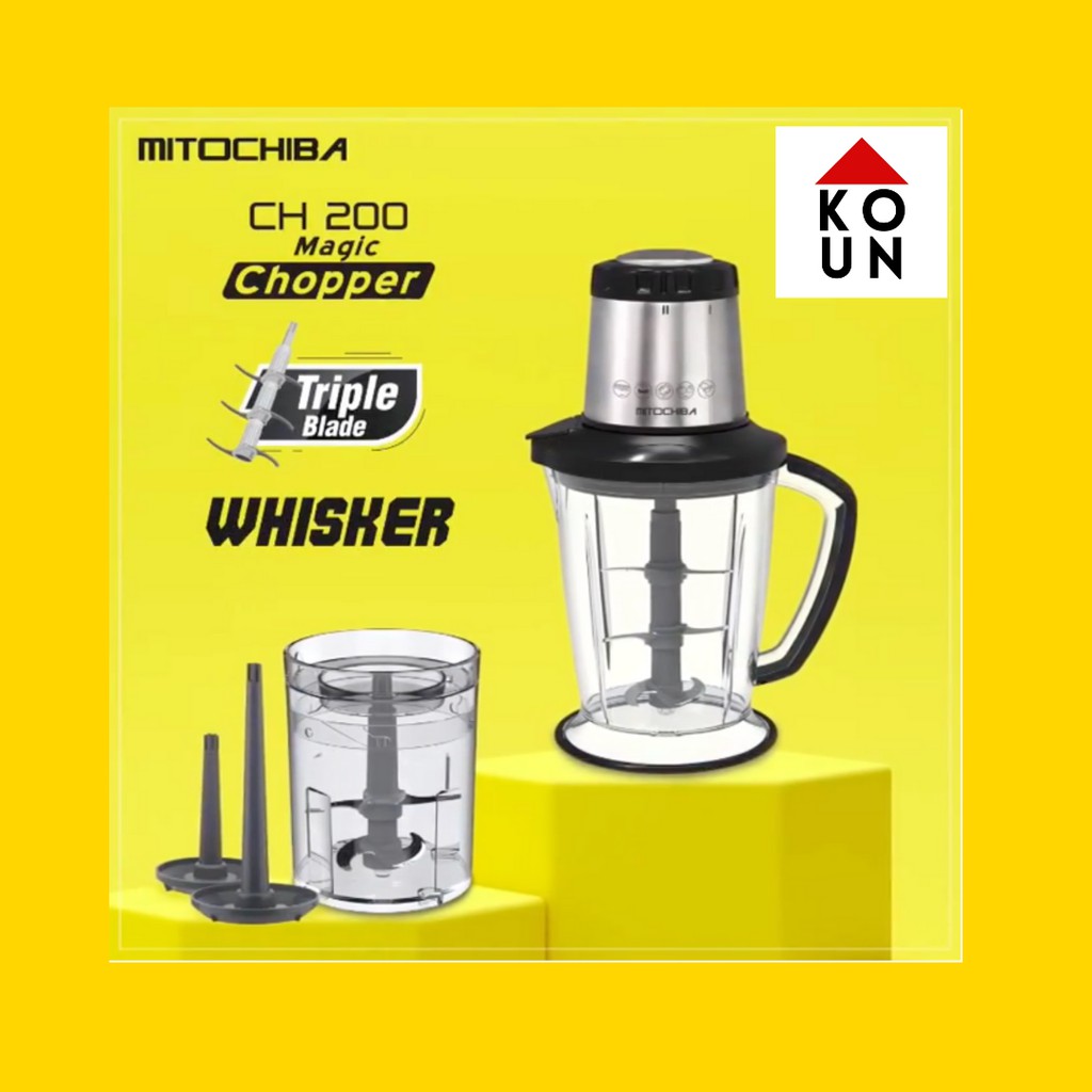 Food Chopper / Mitochiba Magic Chopper CH-200 / Food Processor / Blender / Blender Makanan / Food