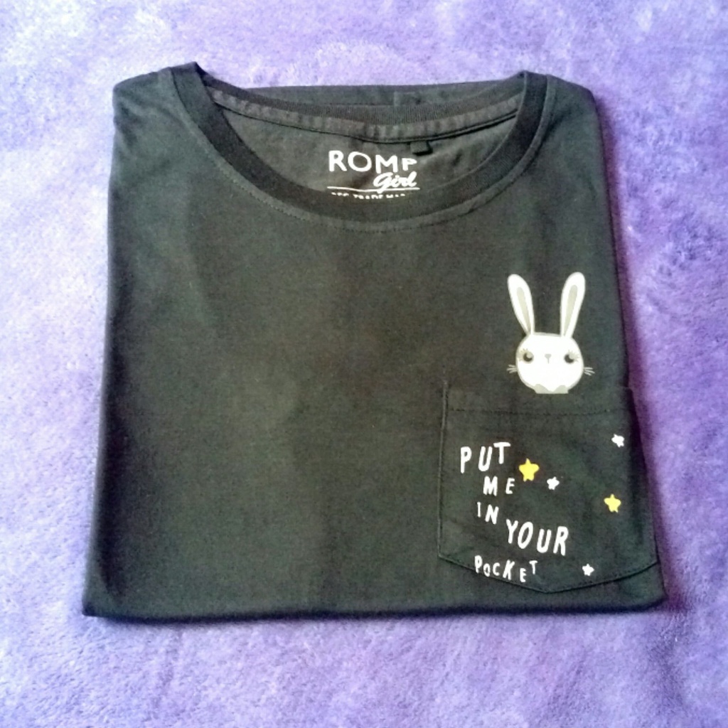 kaos wanita romp girl (preloved)