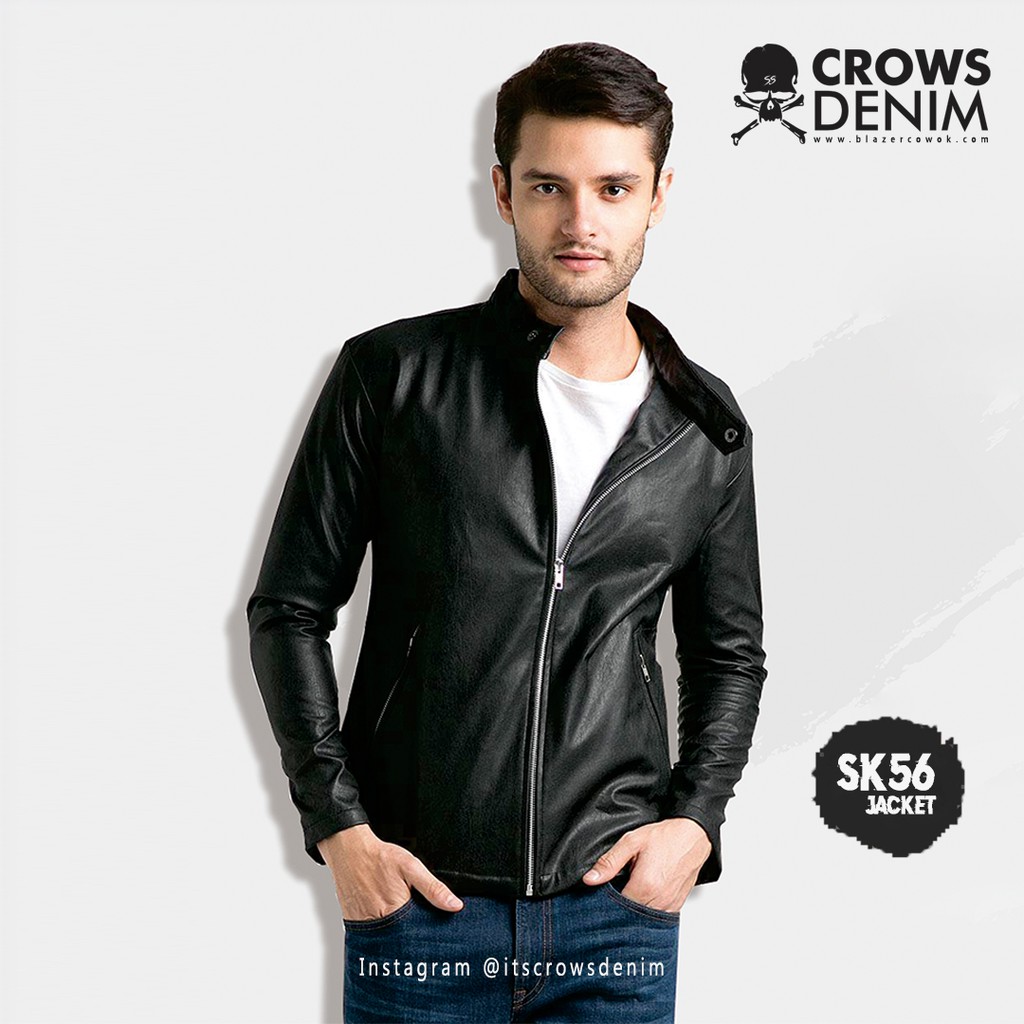 Black Hunter Jaket Bikers Keren SK56