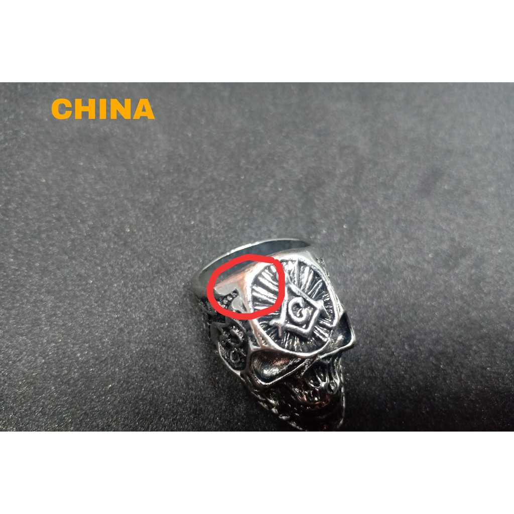 Ring skull ASLI Cincin tengkorak ghotic