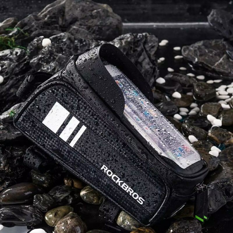 Tas Sepeda Rockbros 017-2 Waterproof Anti Air 4.8 - 6.3 inch smartphone