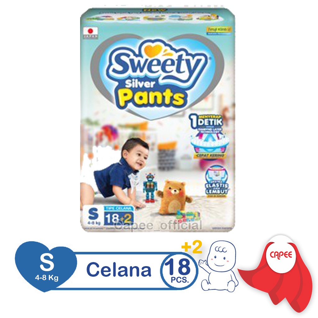 Pampers Sweety Silver Pants S18+2