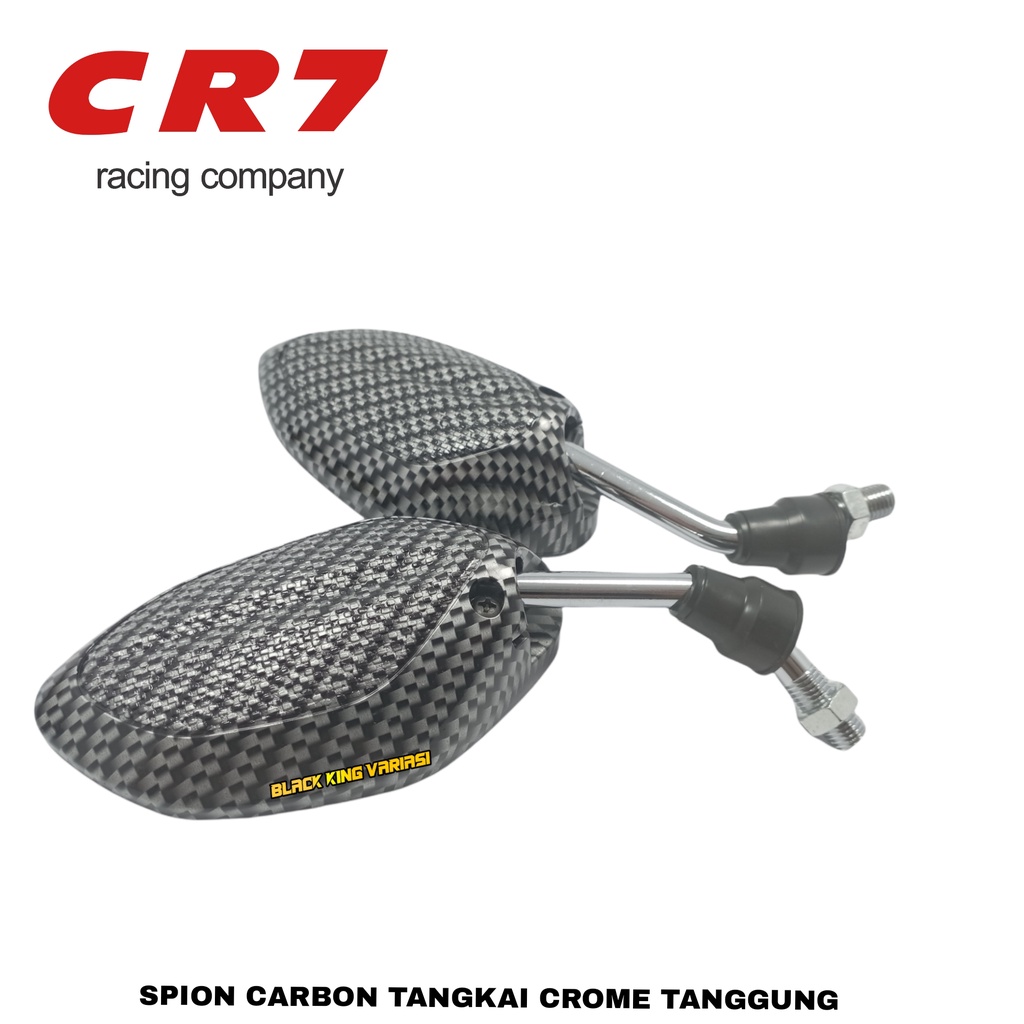 Spion Karbon Crome honda Beat Vario Supra Spacy Mio Scoopy Tangkai Tanggung Yamaha