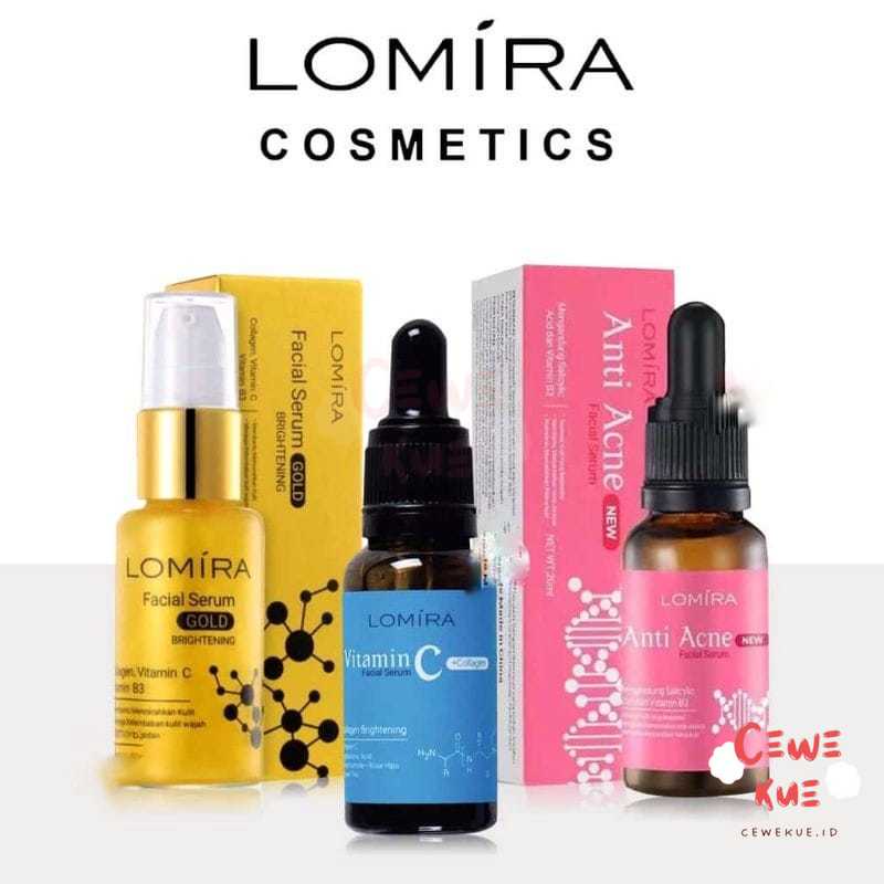 (CEWEKUE) LOMIRA Face Serum - Serum Wajah Lomira - Serum Gold Lomira - Serum Acne Lomira - Serum Vit