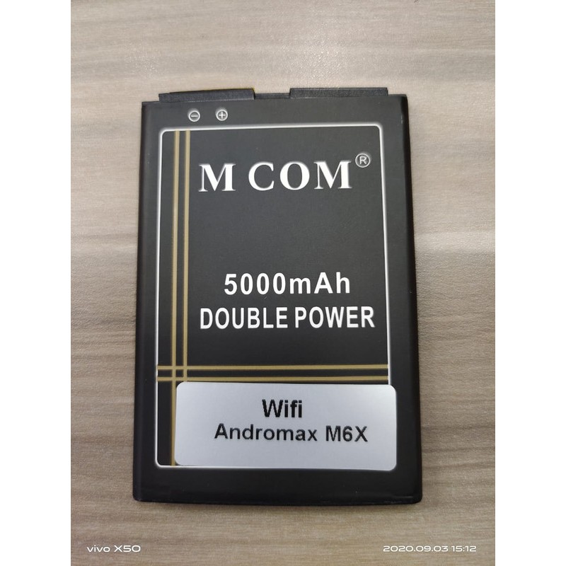 Batre Baterai Double Power Mcom MODEM Andromax Mifi Smarfren M6X 4G LTE M68Z1N DC016