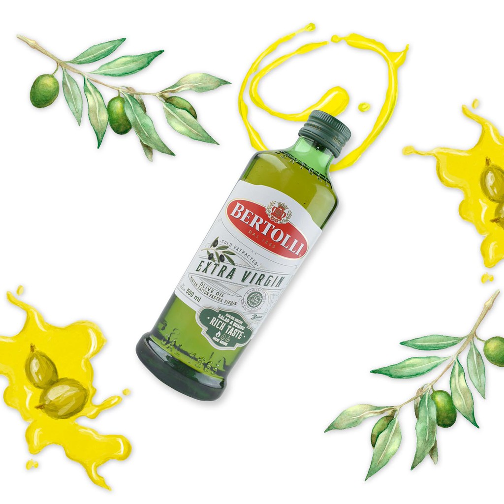 Bertolli 100% Extra Virgin Olive Oil - 500 Ml