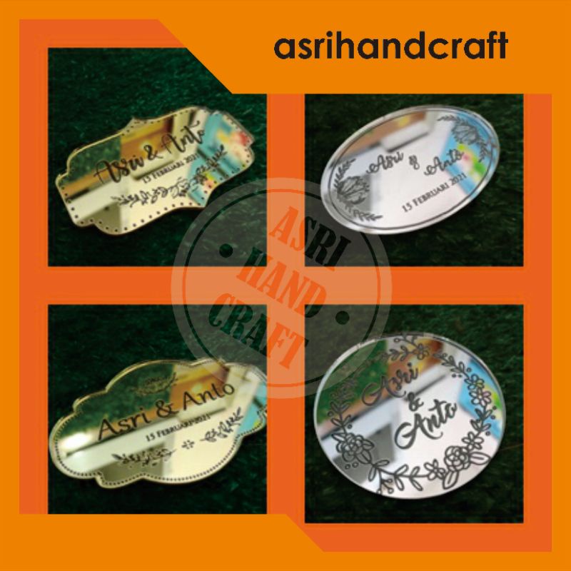 

PAPAN NAMA EMAS/ MAHAR GRAFIR GOLD SILVER