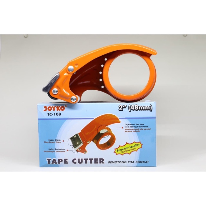 

perekat-pengikat- tape dispenser besi / tape cutter besi / pemotong lakban jumbo joyko -pengikat-