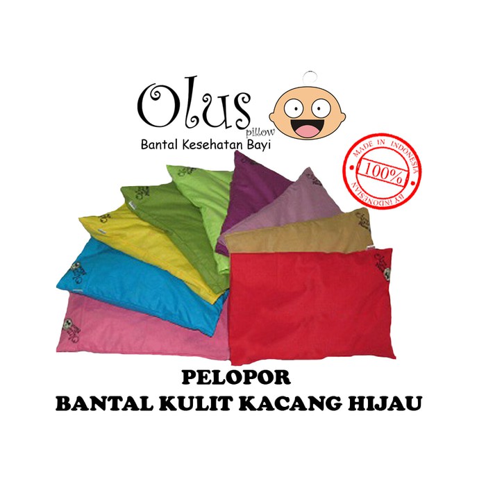 Olus Pillow Bantal Bayi Anti Peyang Isi Kulit Kacang Hijau | Shopee ...