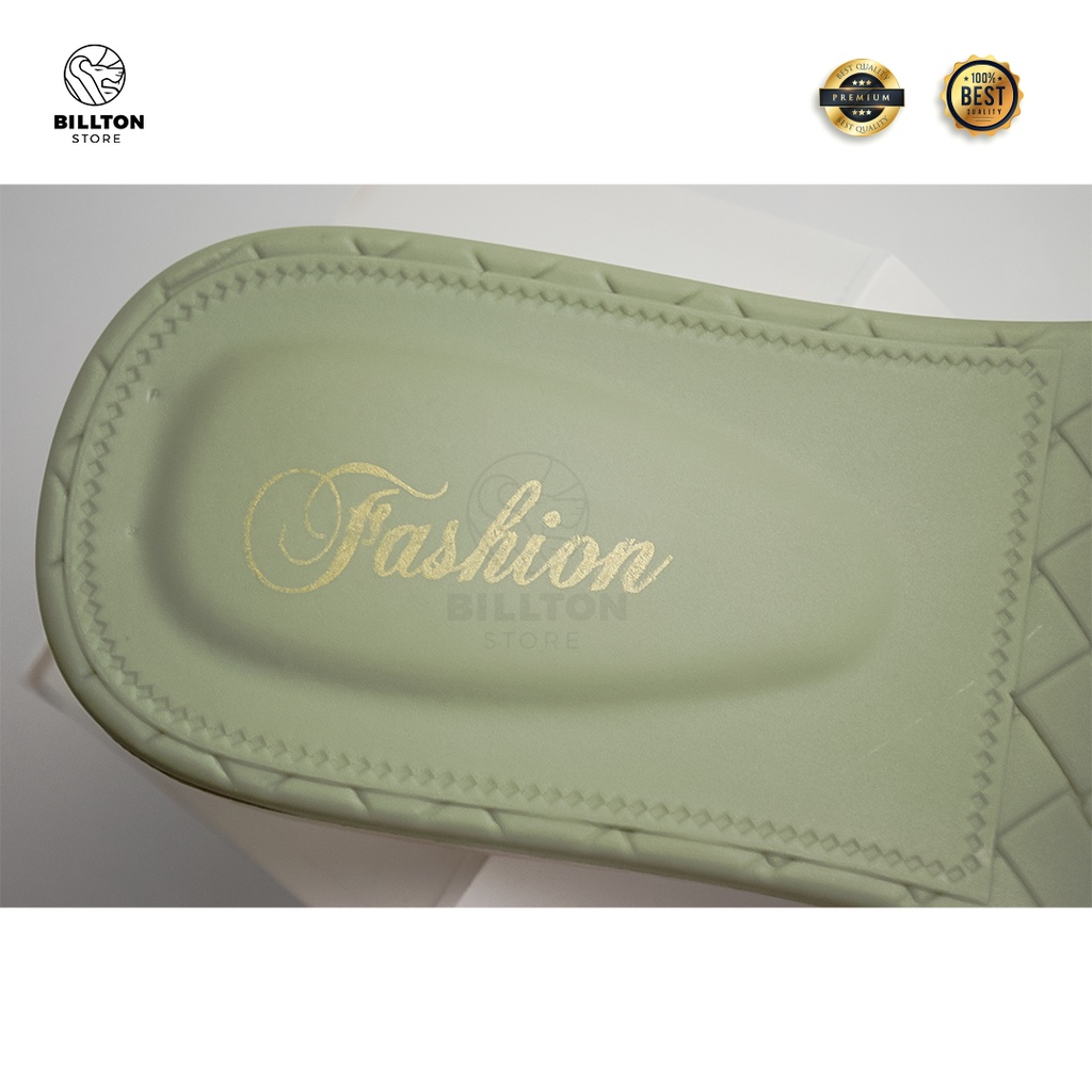 Sandal Flat Slip YS Wanita Sandal Teplek Wanita Kekinian Super Soft Rubber Quality