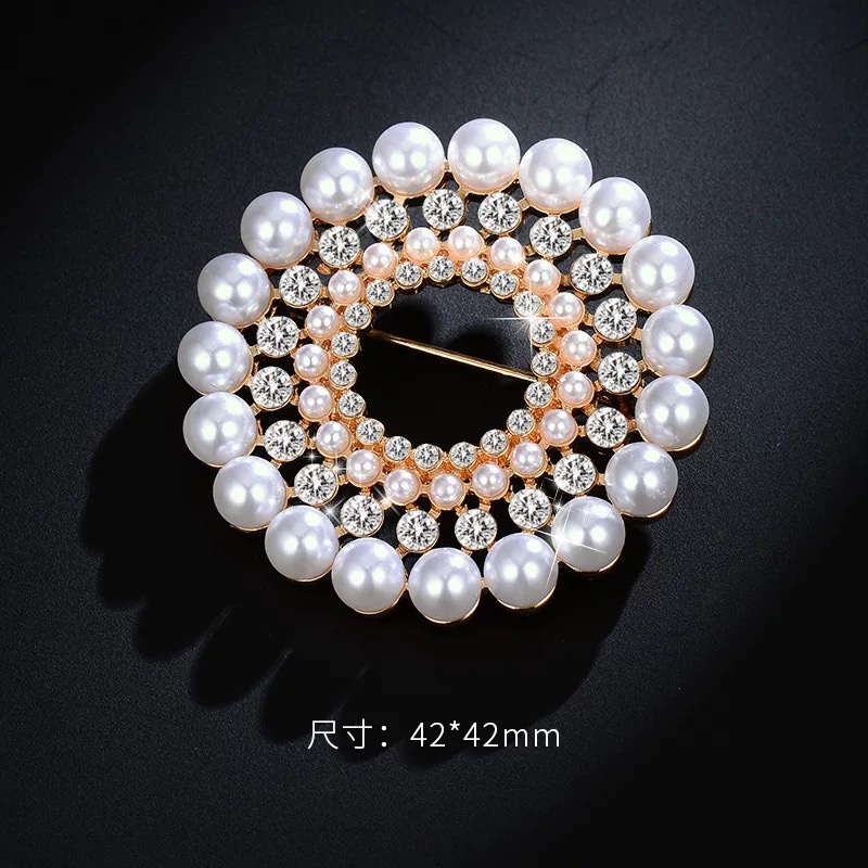 High-end Retro Mutiara Zirkon Bros Opal Swan Kupu-kupu Merak Bunga Berlian Imitasi Bros Aksesoris indah-36#