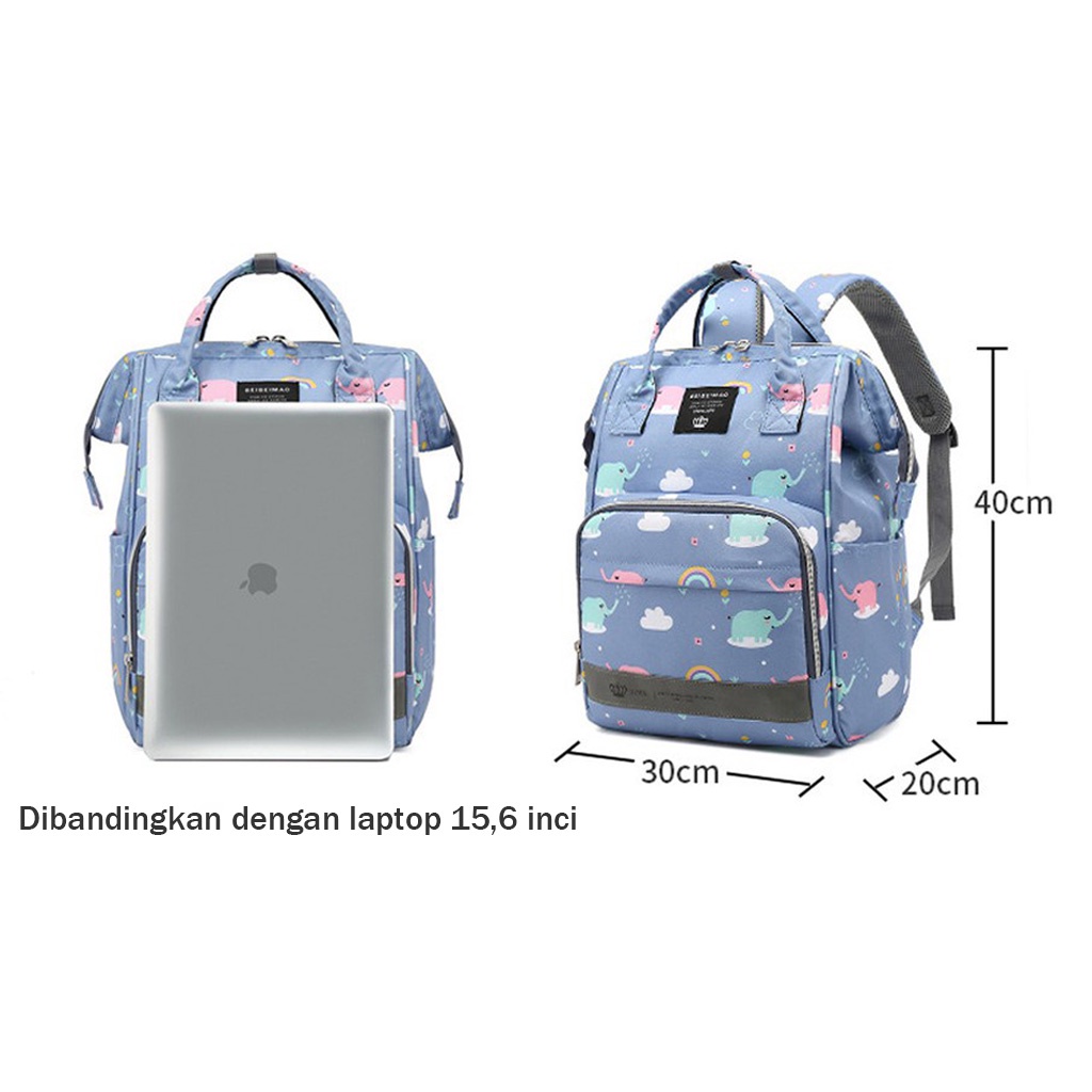 HIPPL LAND Tas Bayi Multifungsi Baby diapers bag Perawatan tas Perlengkapan Ransel Backpack 255