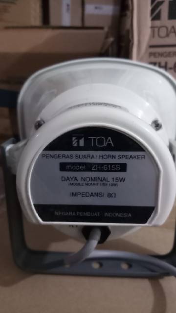 Speaker corong toa kotak 15WATT model ZH-615S