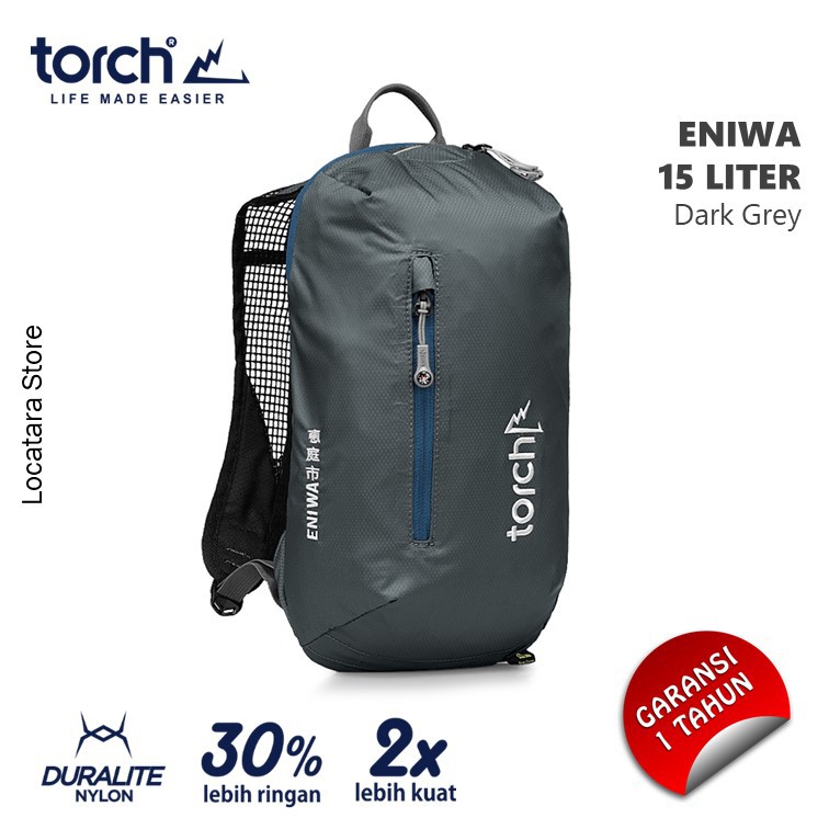 Backpack - Tas Ransel - Tas Traveling- Tas Punggung - TORCH Eniwa 15 Liter