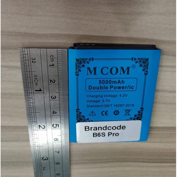 baterai bellphone mcom typ  brandcode b6s pro double power