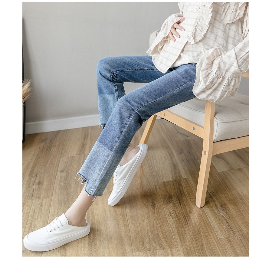 Hyren.id P15 Celana Panjang Hamil Jeans Import Denim Pakaian Fashion Long Pants Maternity