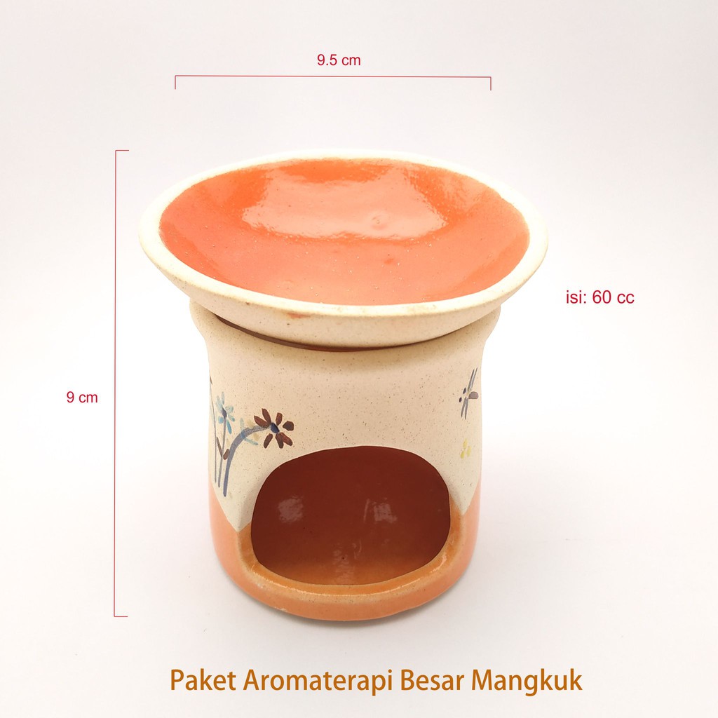 Paket Tungku Aromaterapi Besar Mangkuk | Aroma Terapi Bakar