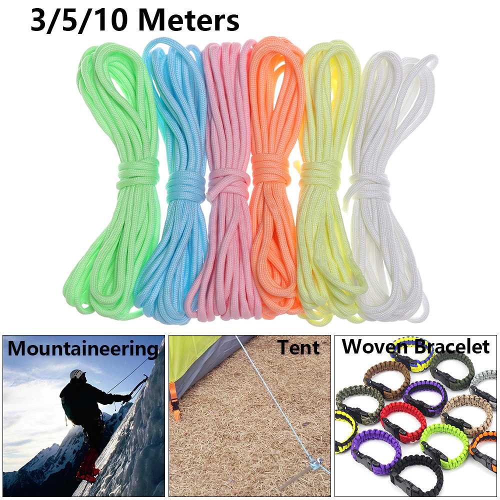 YOUGLE Tali Paracord Camping Luminous Nightglow 7 Core 4mm 10M - SS02