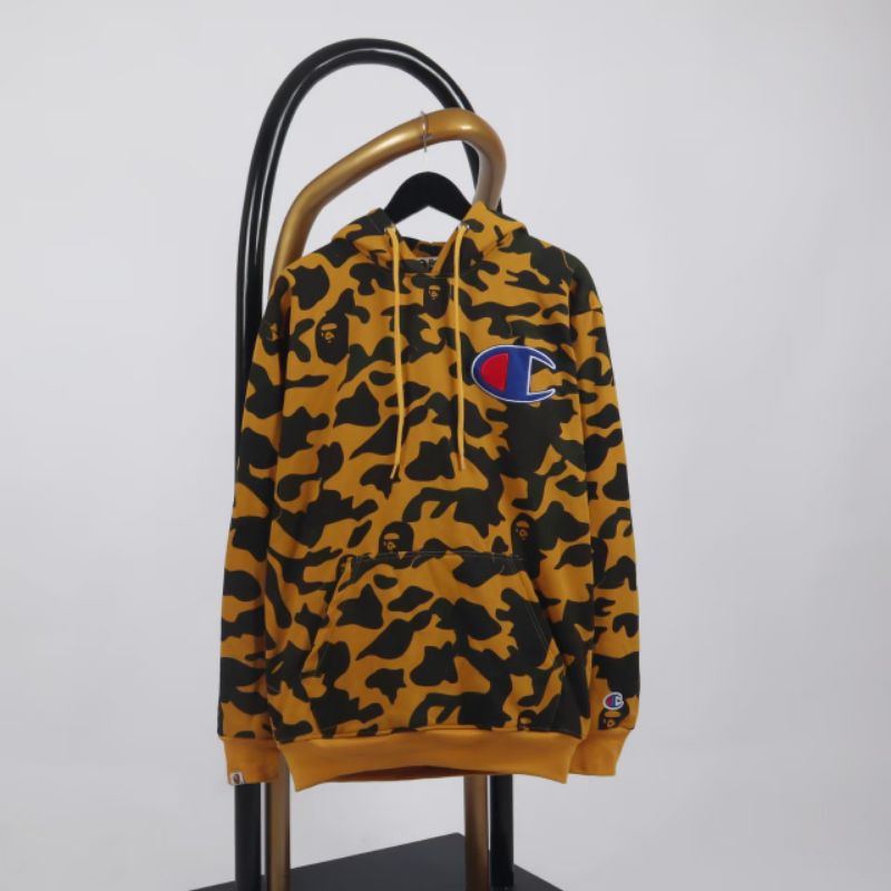 HOODIE Sweater CHAMPION CAMO X BAPE