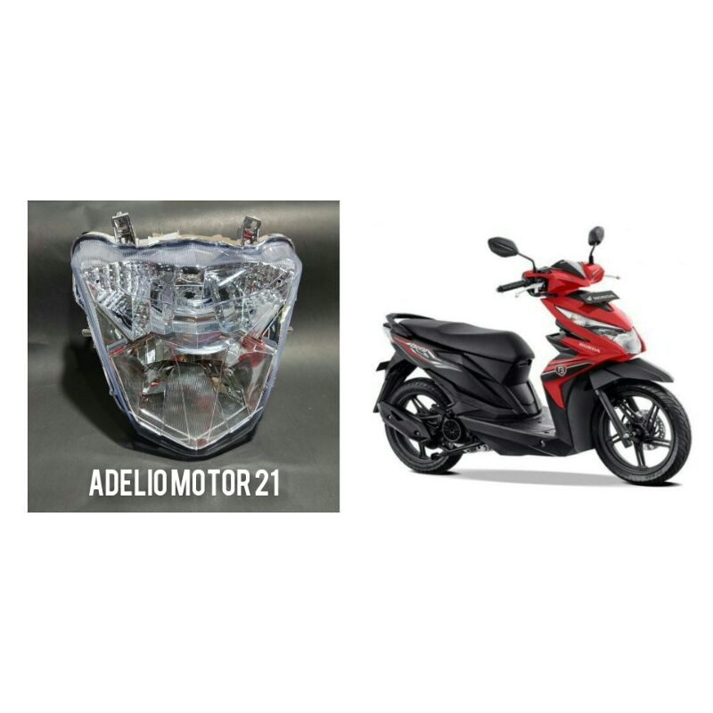 Reflektor depan honda beat fi esp new 2017 2019