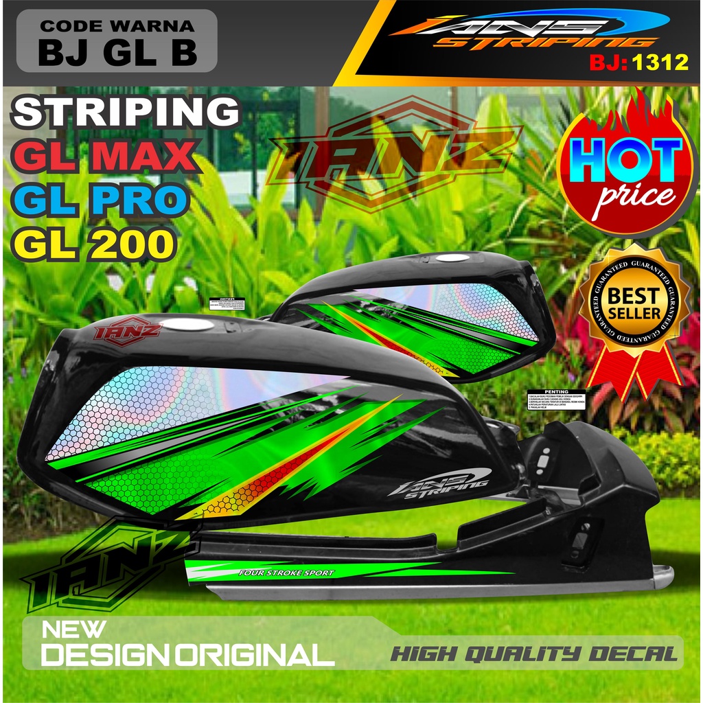 STIKER STRIPING GL MAX HOLOGRAM / STRIPING GL PRO MAX VARIASI HOLOGRAM / STRIPING GL HOLOGRAM