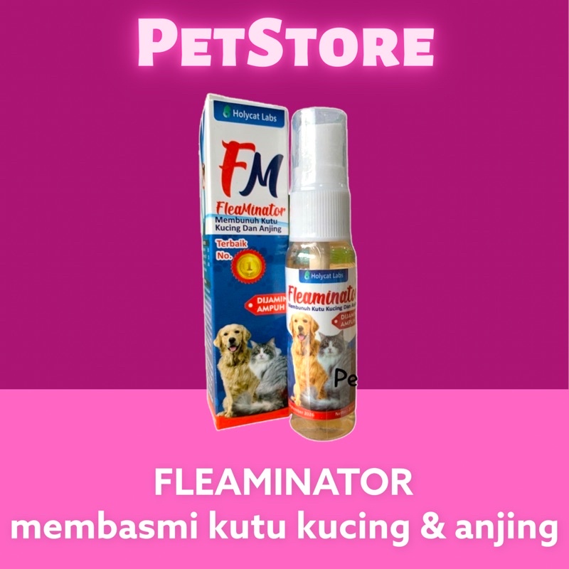 Obat Kutu Kucing dan Anjing FLEAMINATOR