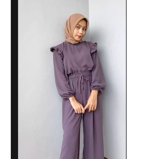 ֍ RUBY SET | SETELAN KULOT KRINKEL | ONE SET TERBARU ARRAZAQU COLLECTION ⅍
