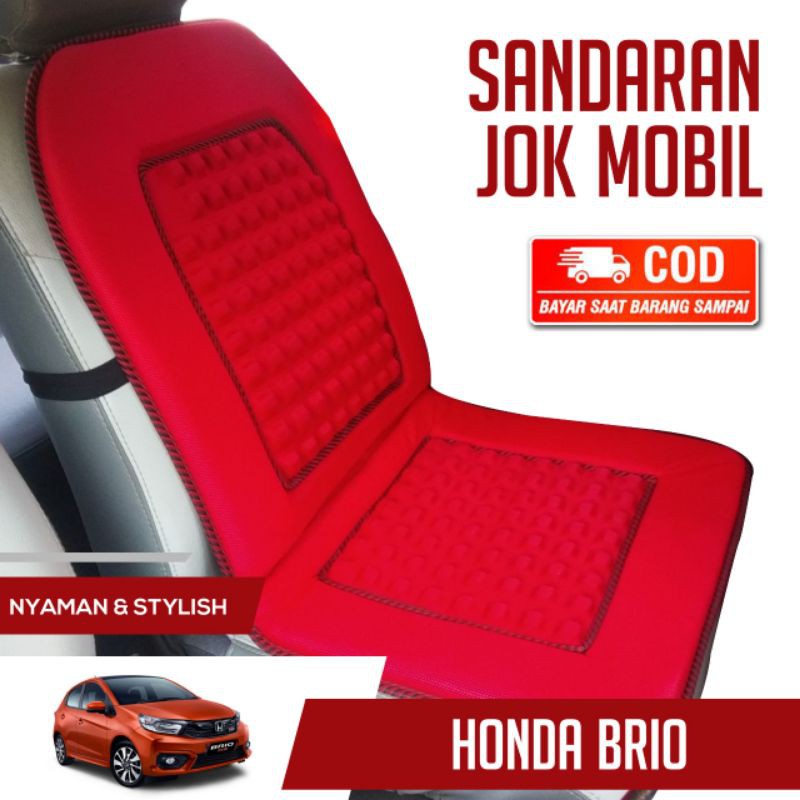 Sandaran jok cover jok mobil Honda brio