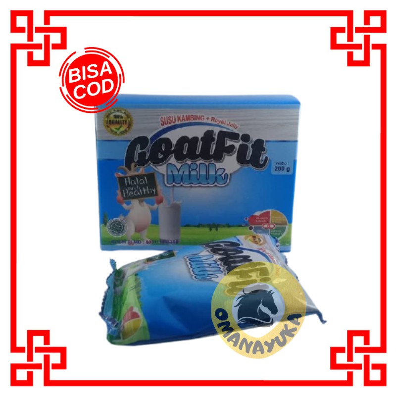 

Susu Kambing Ettawa GOATFIT Milk - Plus Royal Jelly (Kemasan Sachet)