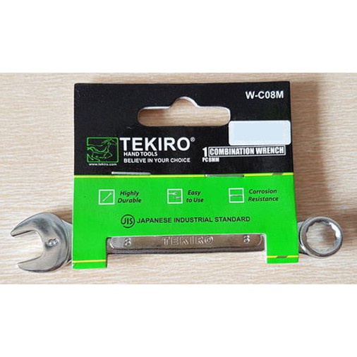 TEKIRO KUNCI RING PAS/COMBINATION WRENCH UK 8MM, 10MM, 12MM, 14MM, 17MM